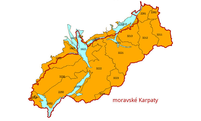 Hydrogeologické rajóny moravských Karpat
